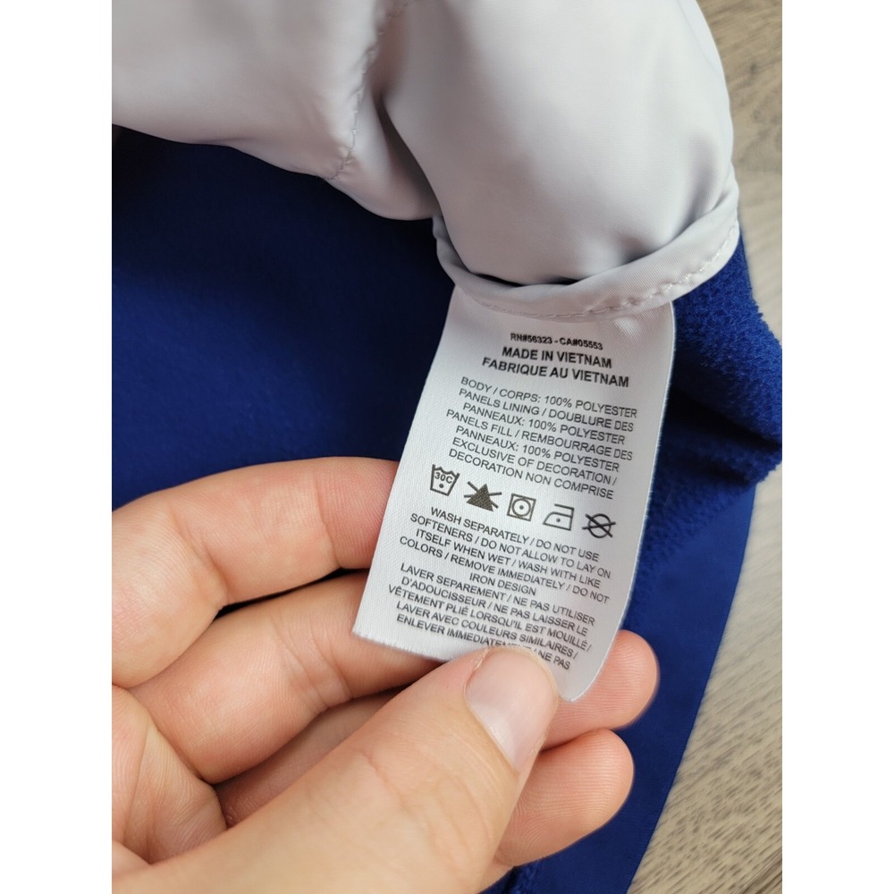 Nike Running Vest Small Color Block Mock Neck Full Zip Aero Layer Quilted Womens - Picture 6 of 9